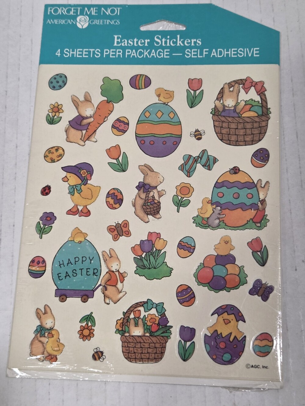 American Greetings Vintage Easter Stickers 1 Pack